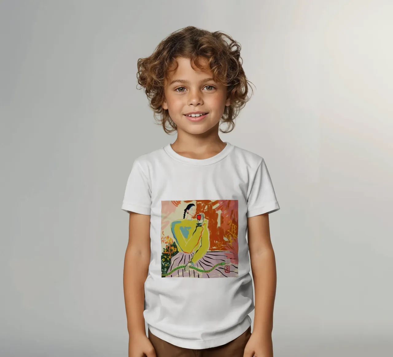 Eve t-shirt bambini da Sandra Poliakov