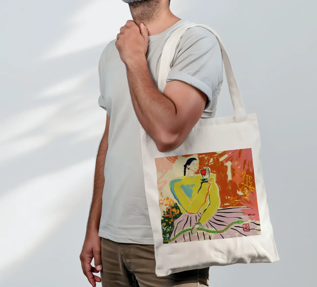 Eve borsa in juta da Sandra Poliakov