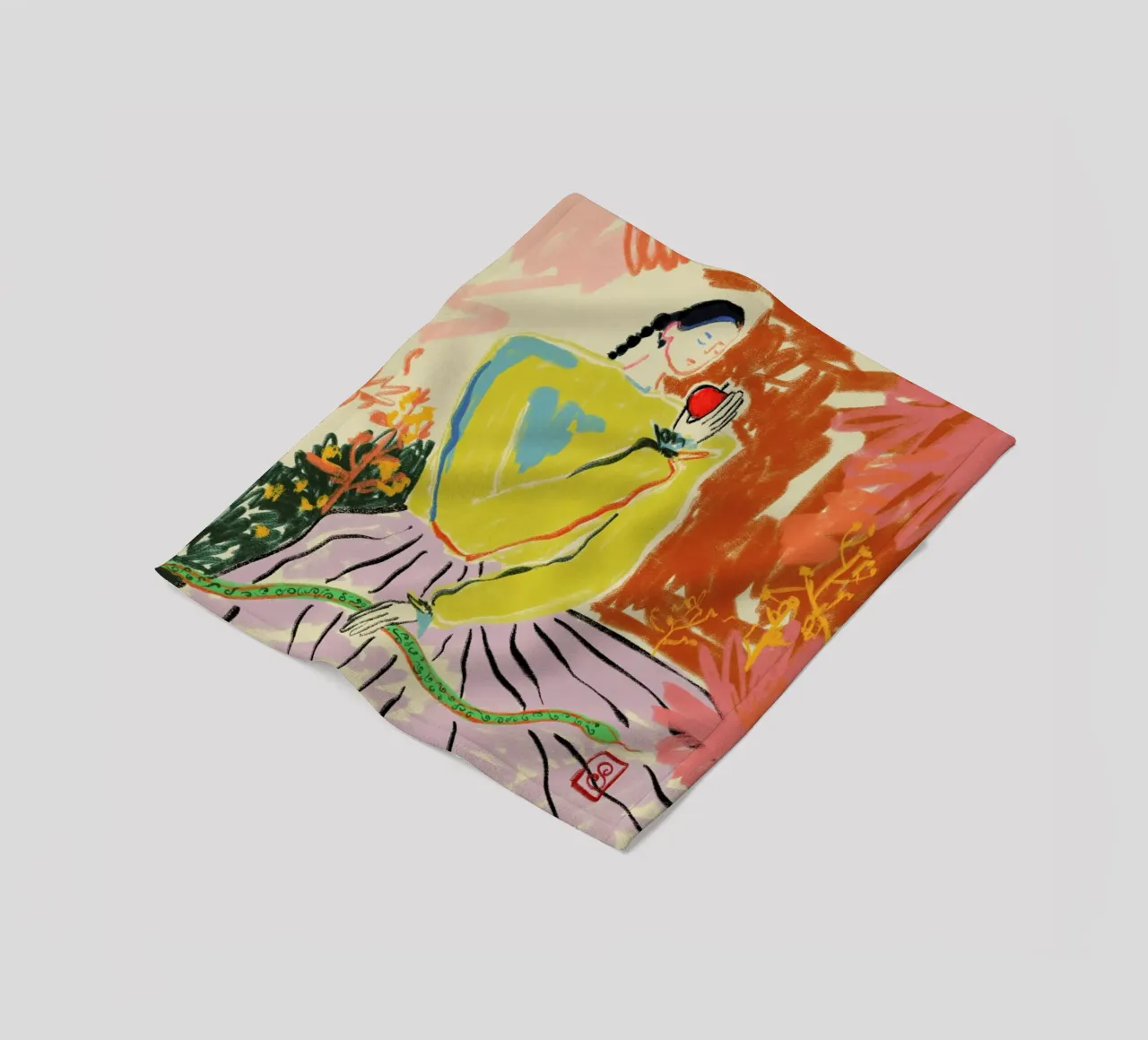 Eve coperta in pile da Sandra Poliakov
