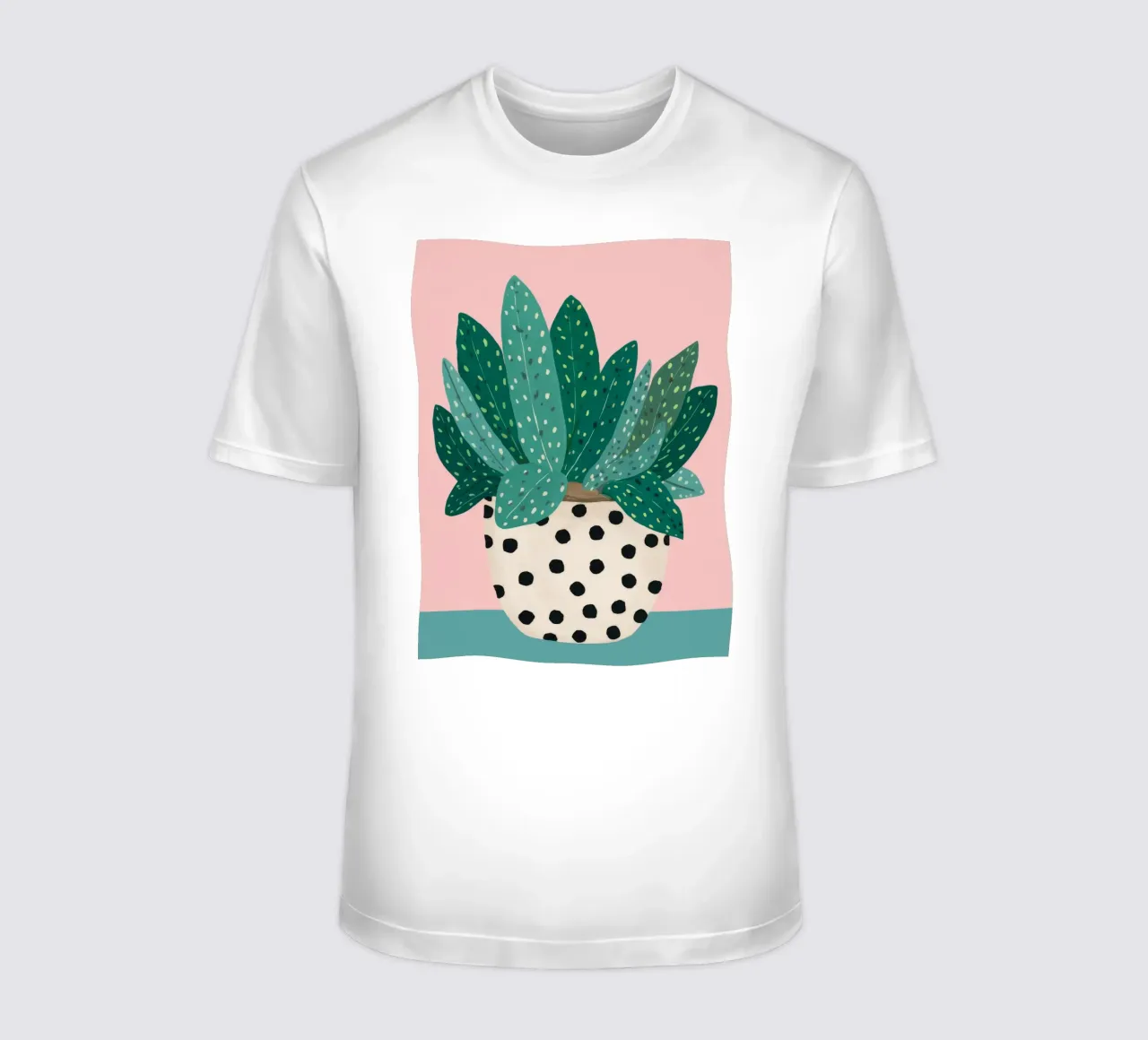 Cactus a vaso maculato t-shirt da Haven Fantasy
