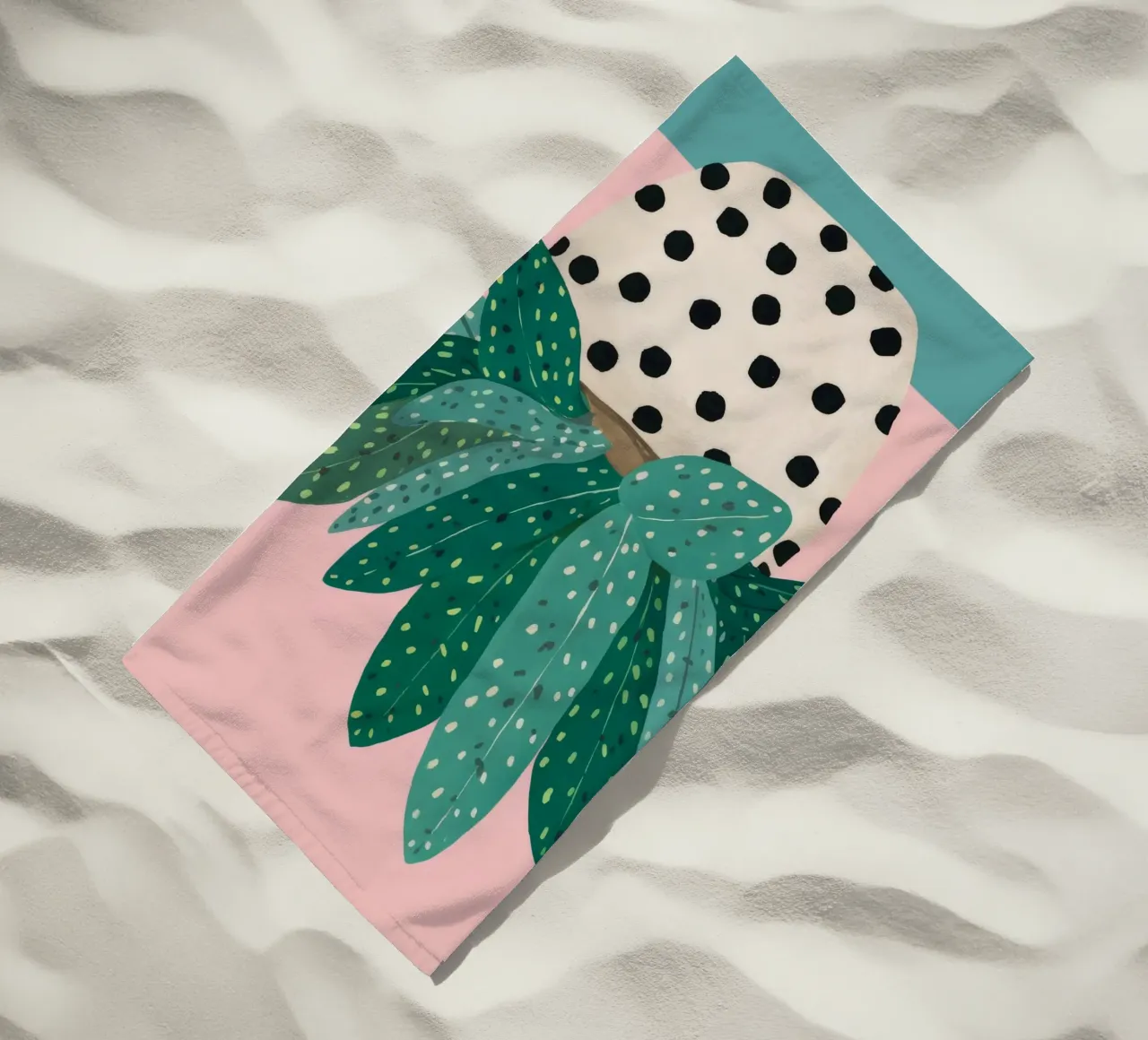 Cactus a vaso maculato telo mare da Haven Fantasy