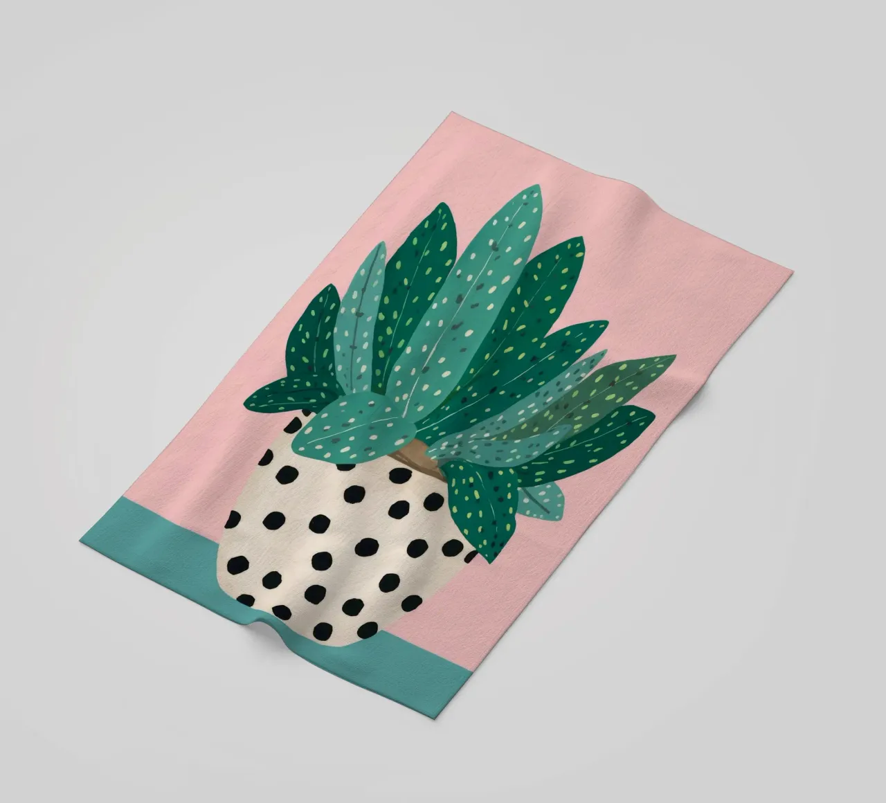 Cactus a vaso maculato telo mare da Haven Fantasy