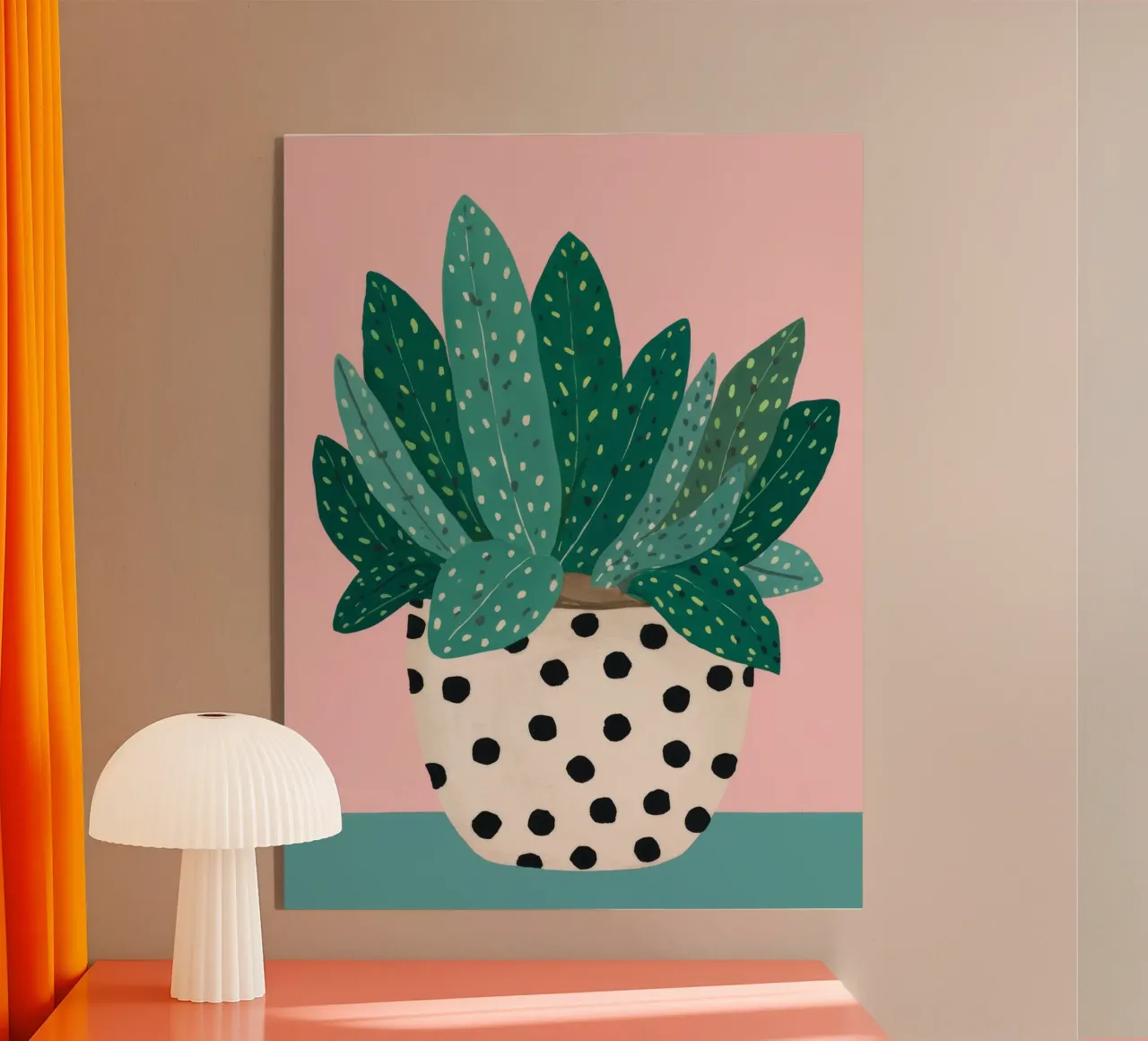 Cactus a vaso maculato plexiglass da Haven Fantasy