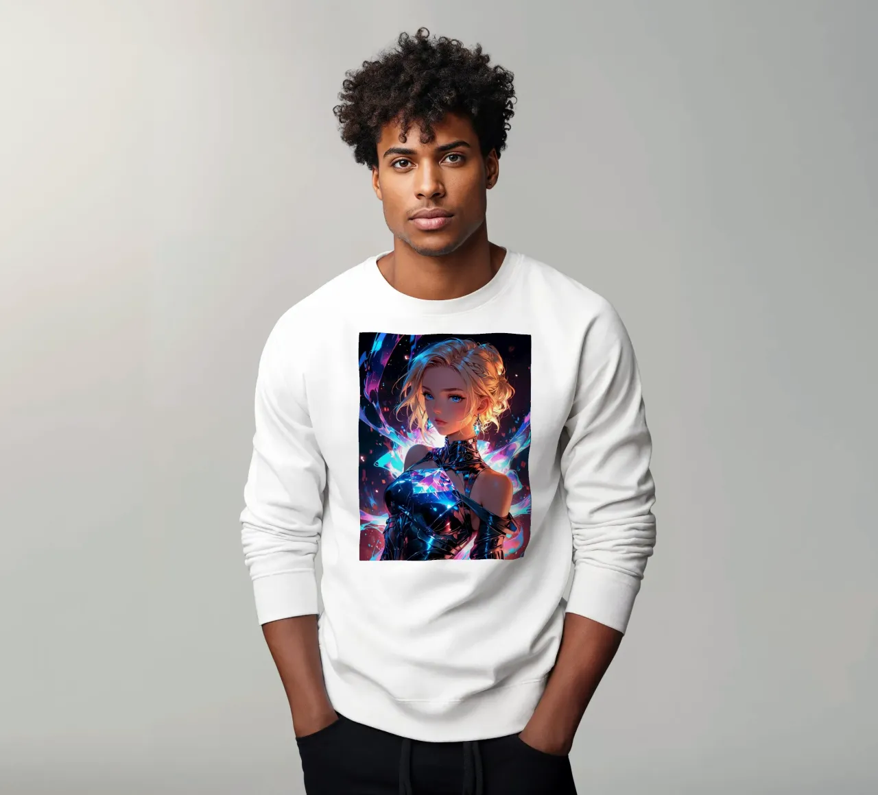 belle donne anime felpa da van hellen