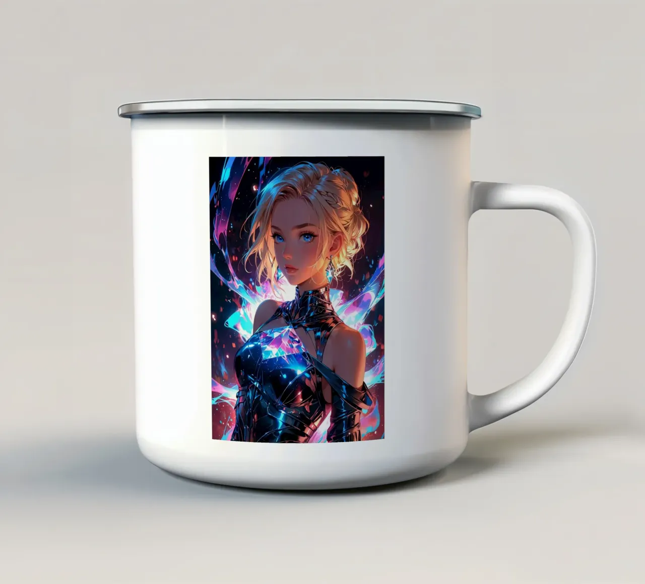 belle donne anime tazza in smalto da van hellen