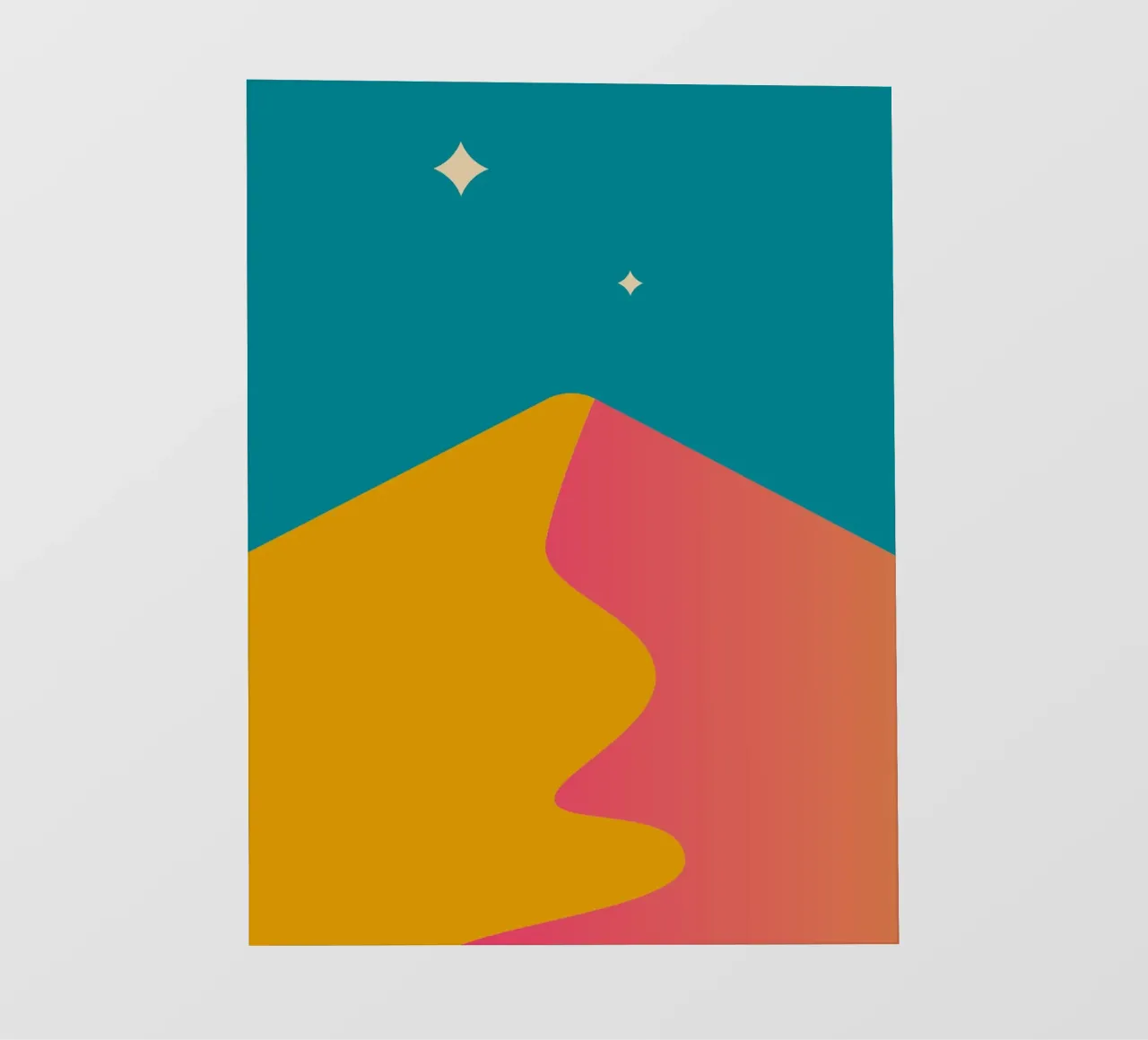 ombres crépusculaires dégradées film rétro-éclairé de pastel color shape