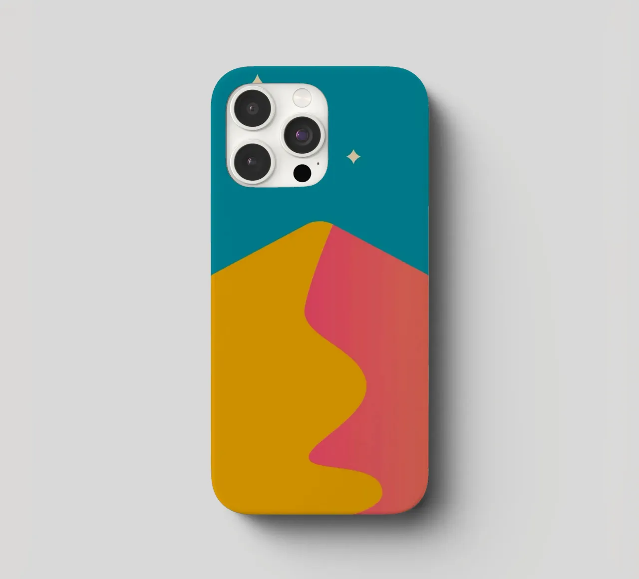 ombres crépusculaires dégradées coque iphone de pastel color shape