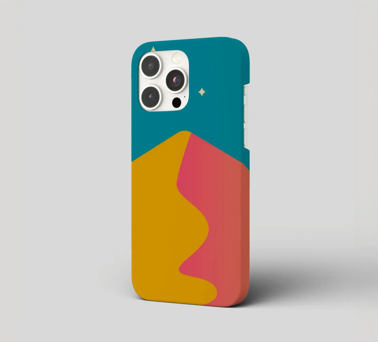 ombres crépusculaires dégradées coque iphone de pastel color shape