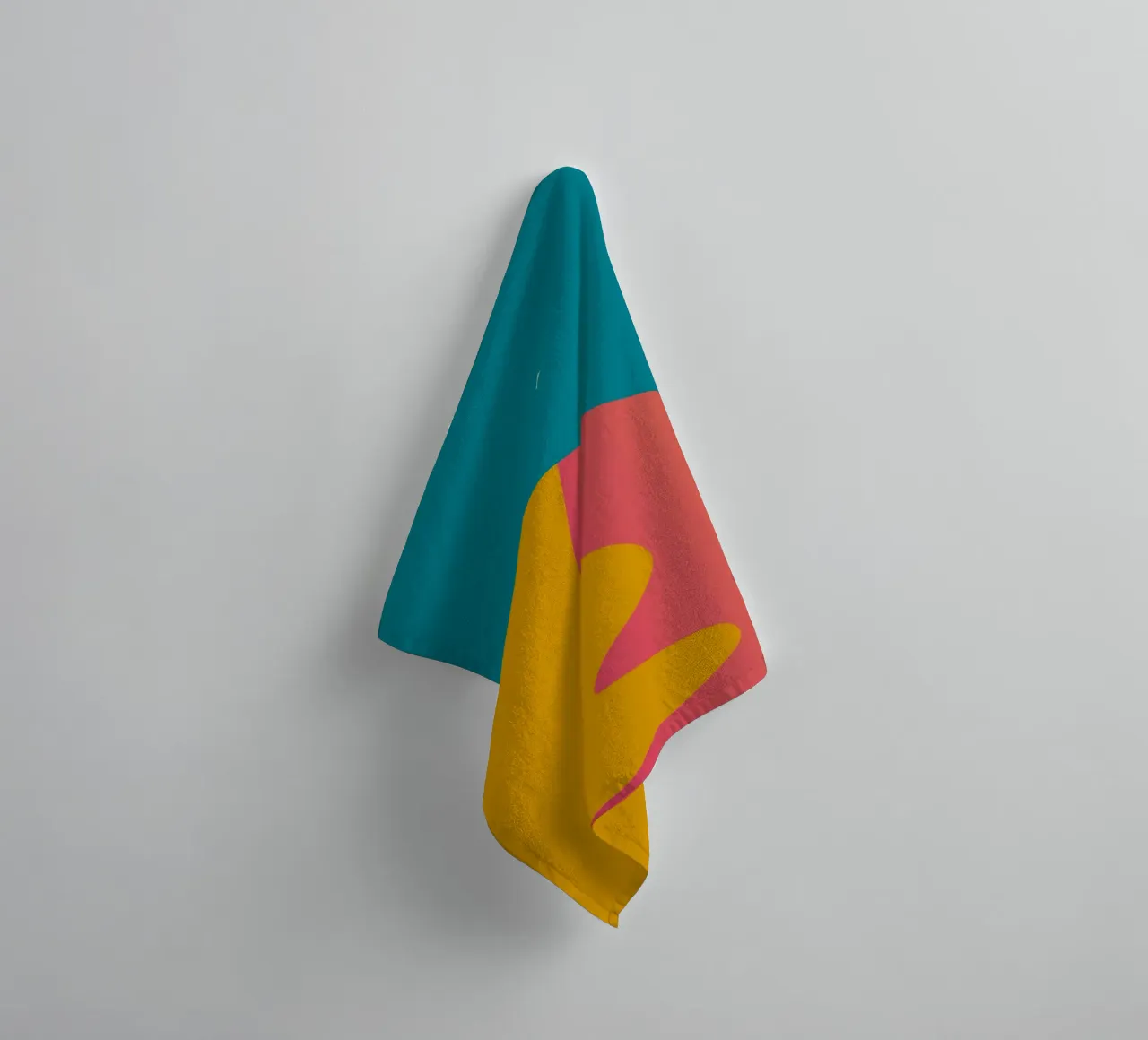 Farbverlauf Dämmerungsschatten Handtuch von pastel color shape