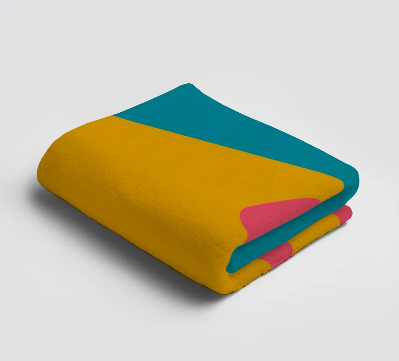 Farbverlauf Dämmerungsschatten Handtuch von pastel color shape