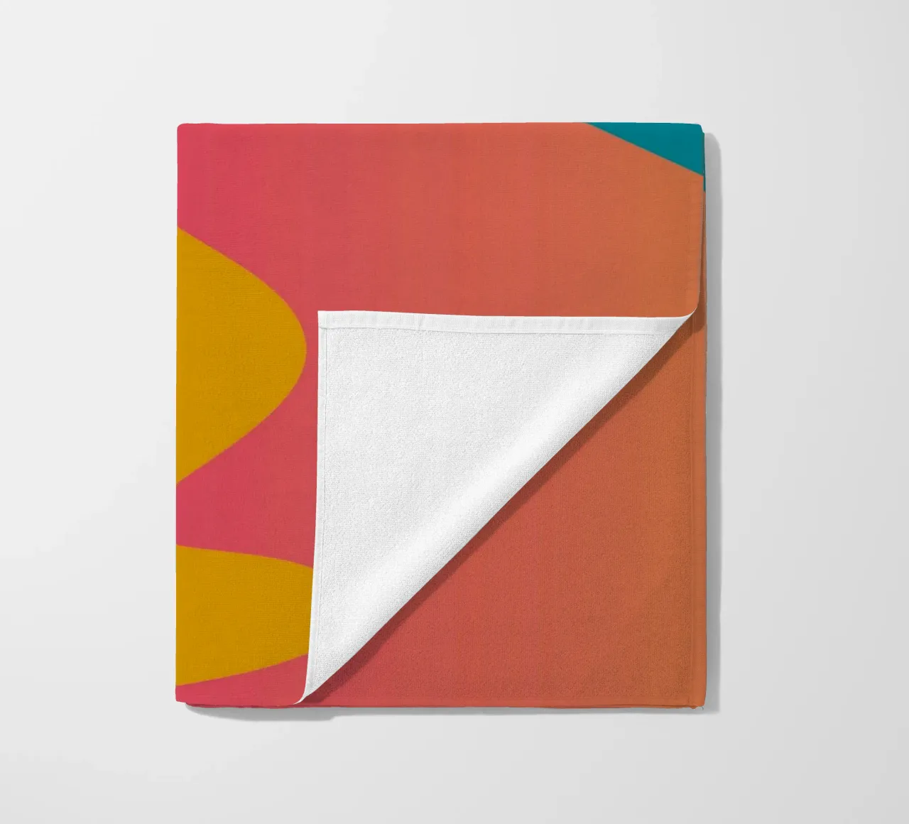 Farbverlauf Dämmerungsschatten Strandtuch von pastel color shape