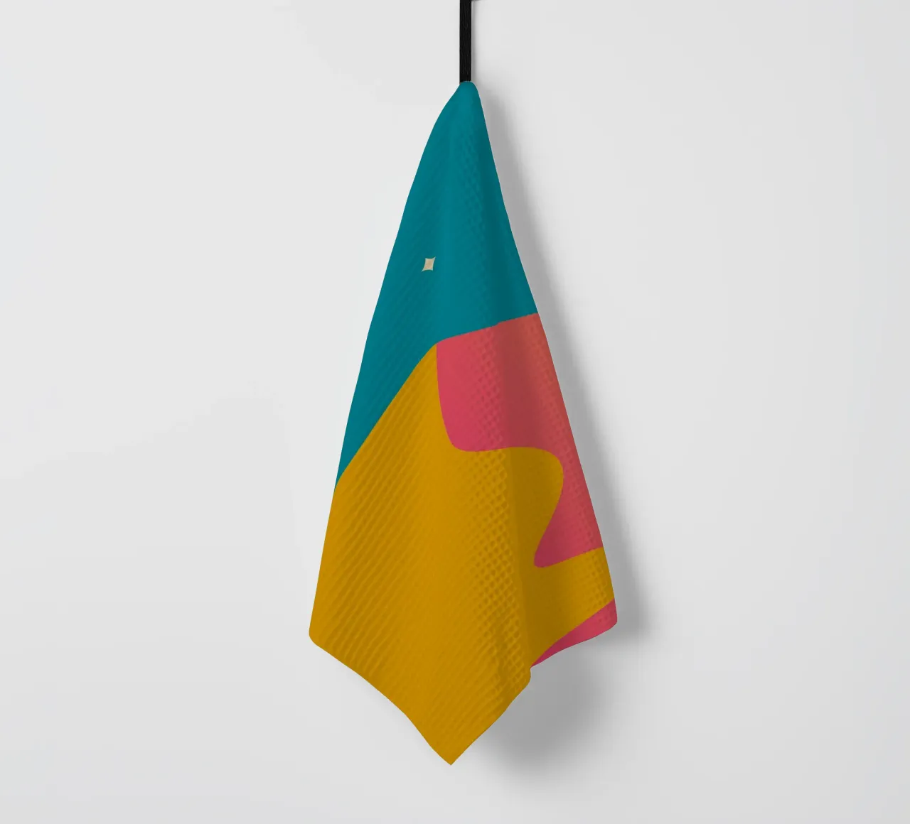 Farbverlauf Dämmerungsschatten Geschirrtuch von pastel color shape