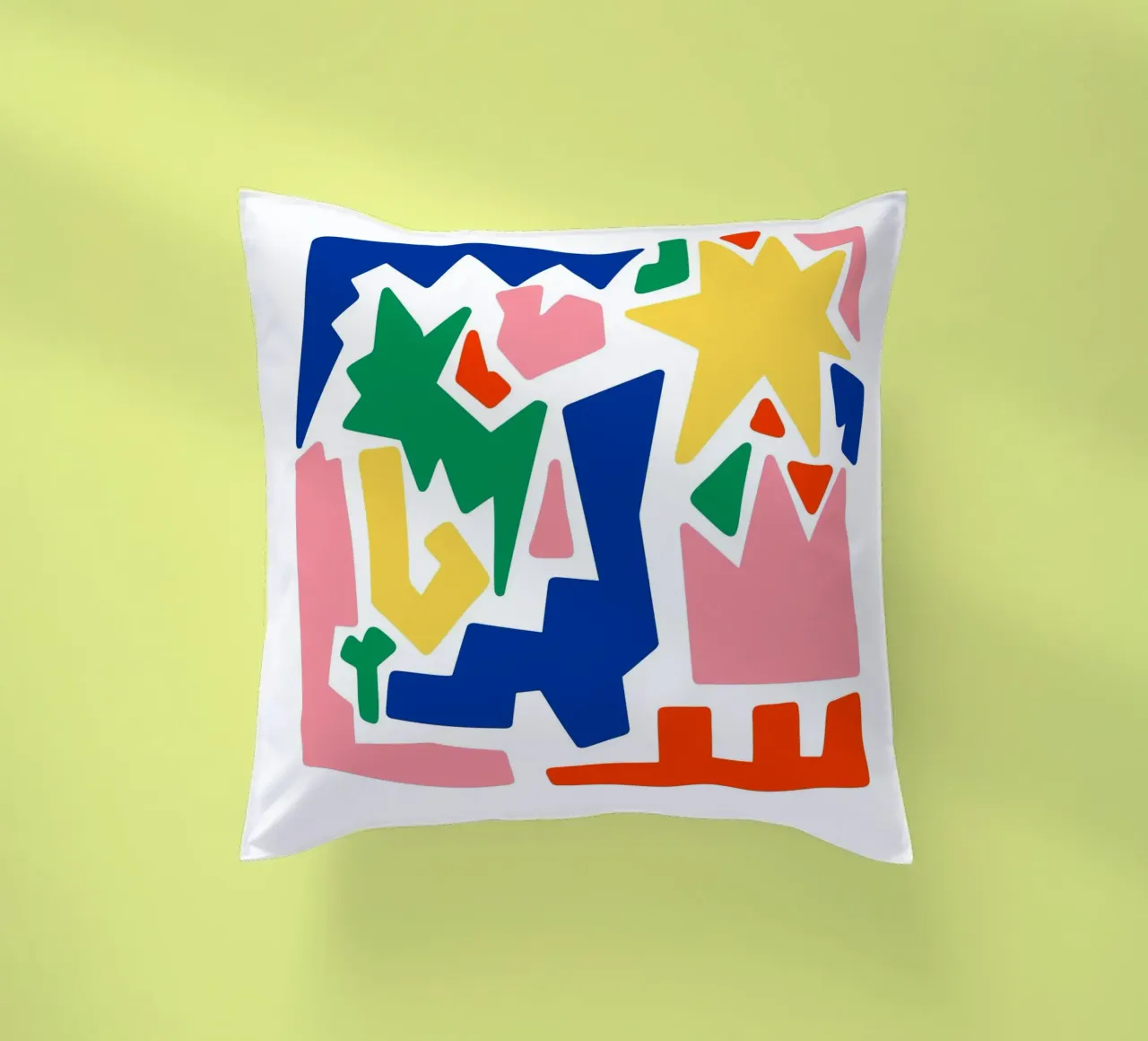 forme astratte in grassetto cuscino da pastel color shape
