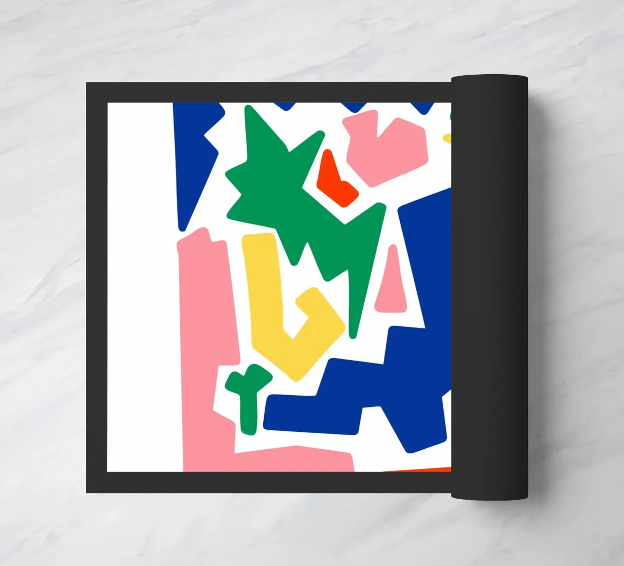 forme astratte in grassetto zerbino da pastel color shape