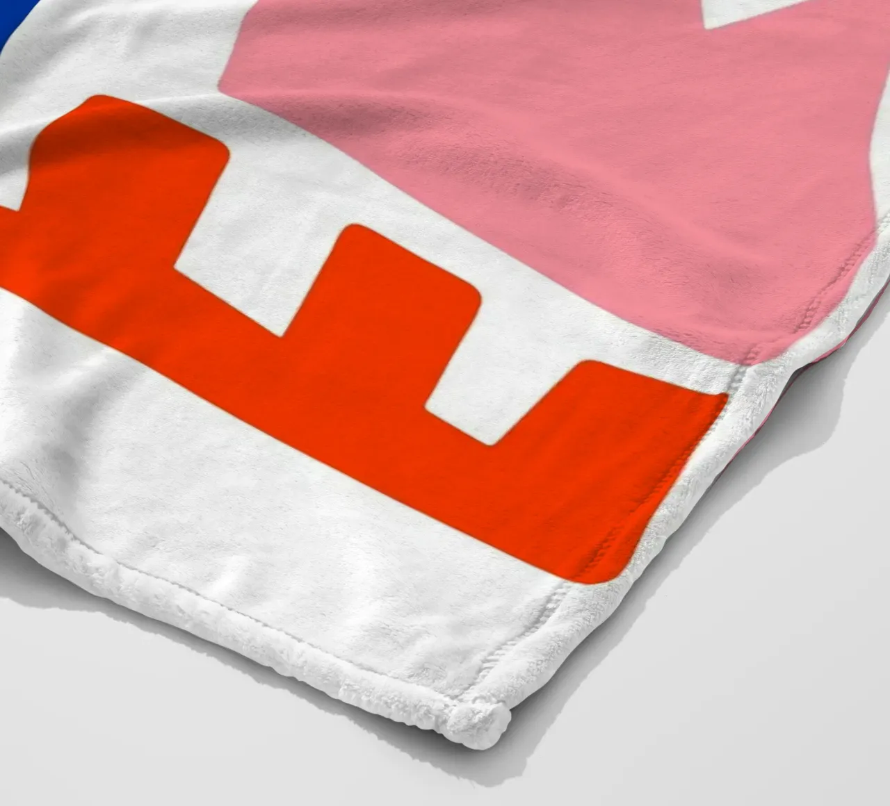 forme astratte in grassetto coperta in pile da pastel color shape