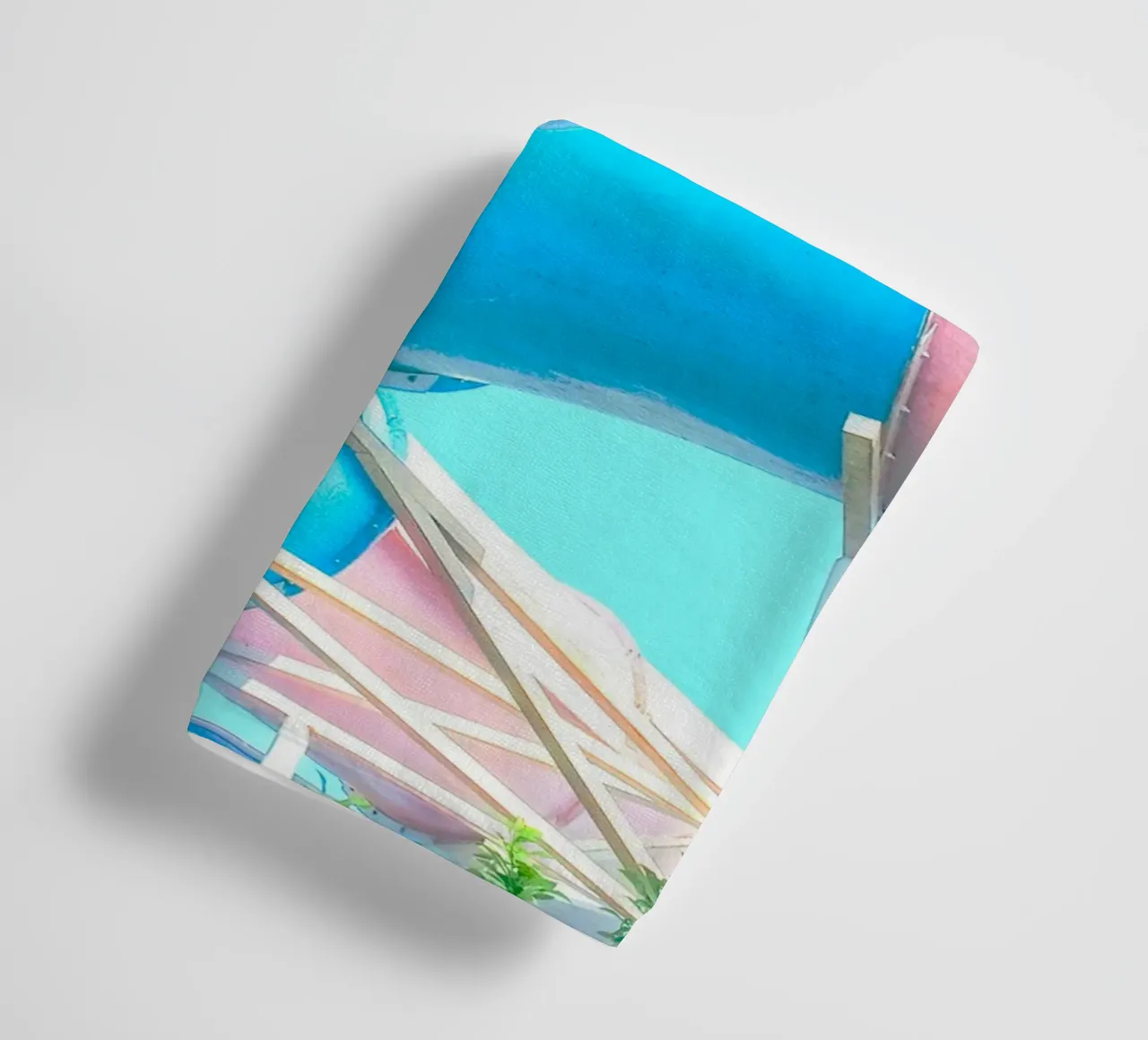 scivolo d'acqua colorato asciugamano da bagno da pastel color shape