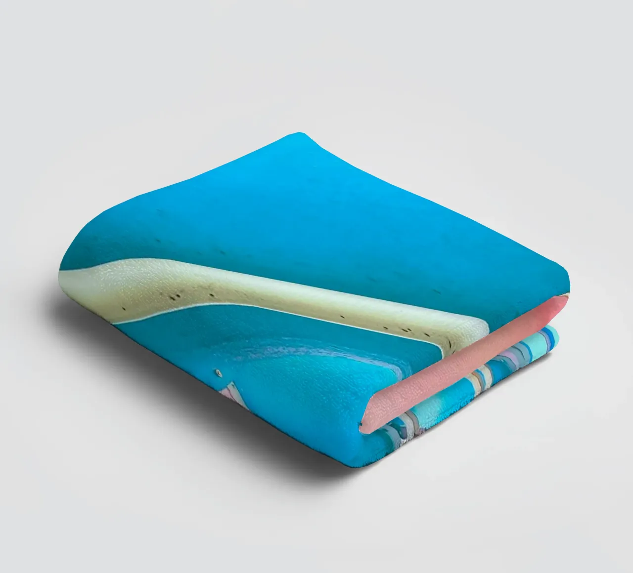 scivolo d'acqua colorato asciugamano da bagno da pastel color shape