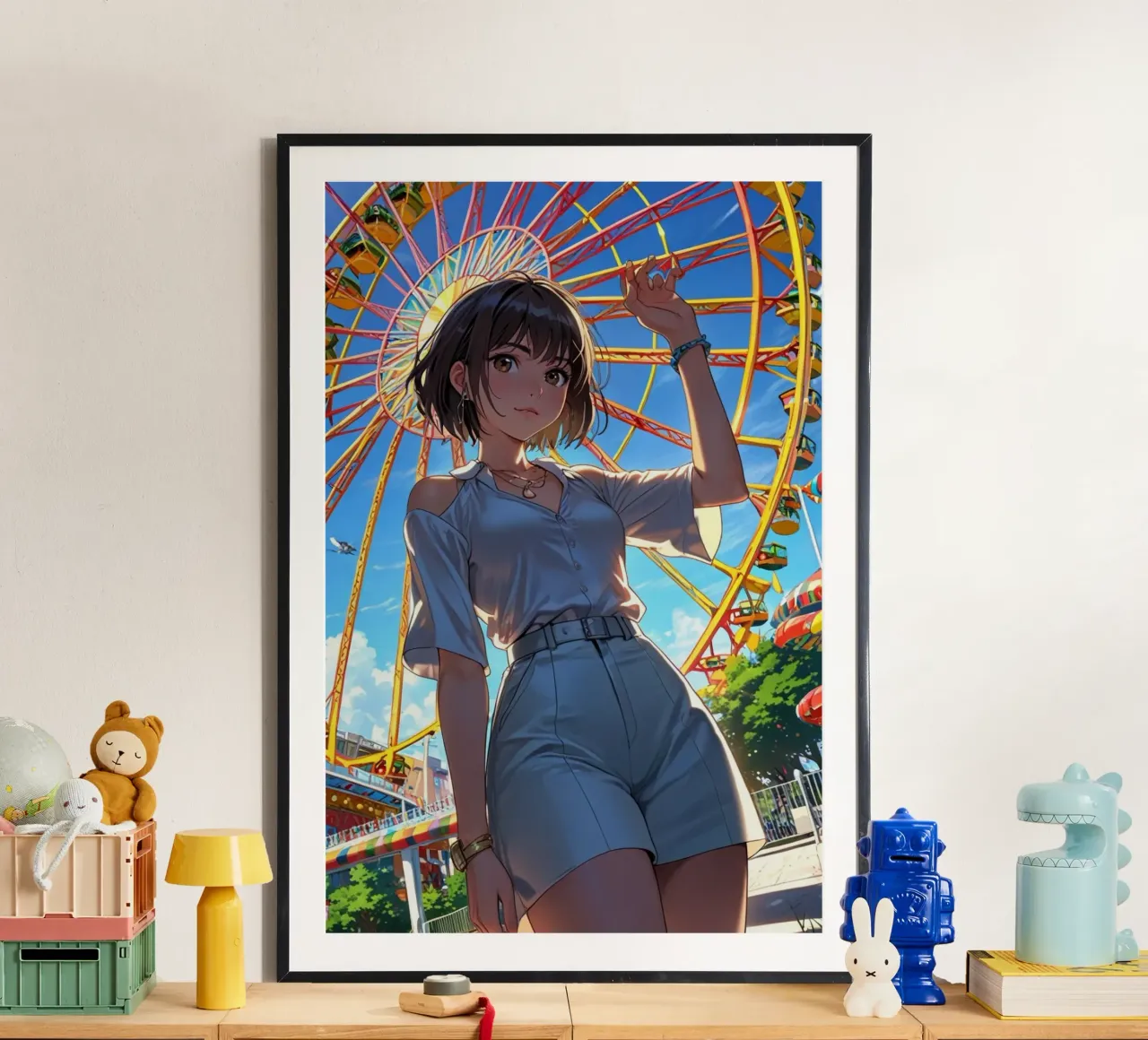 belle donne anime poster da van hellen