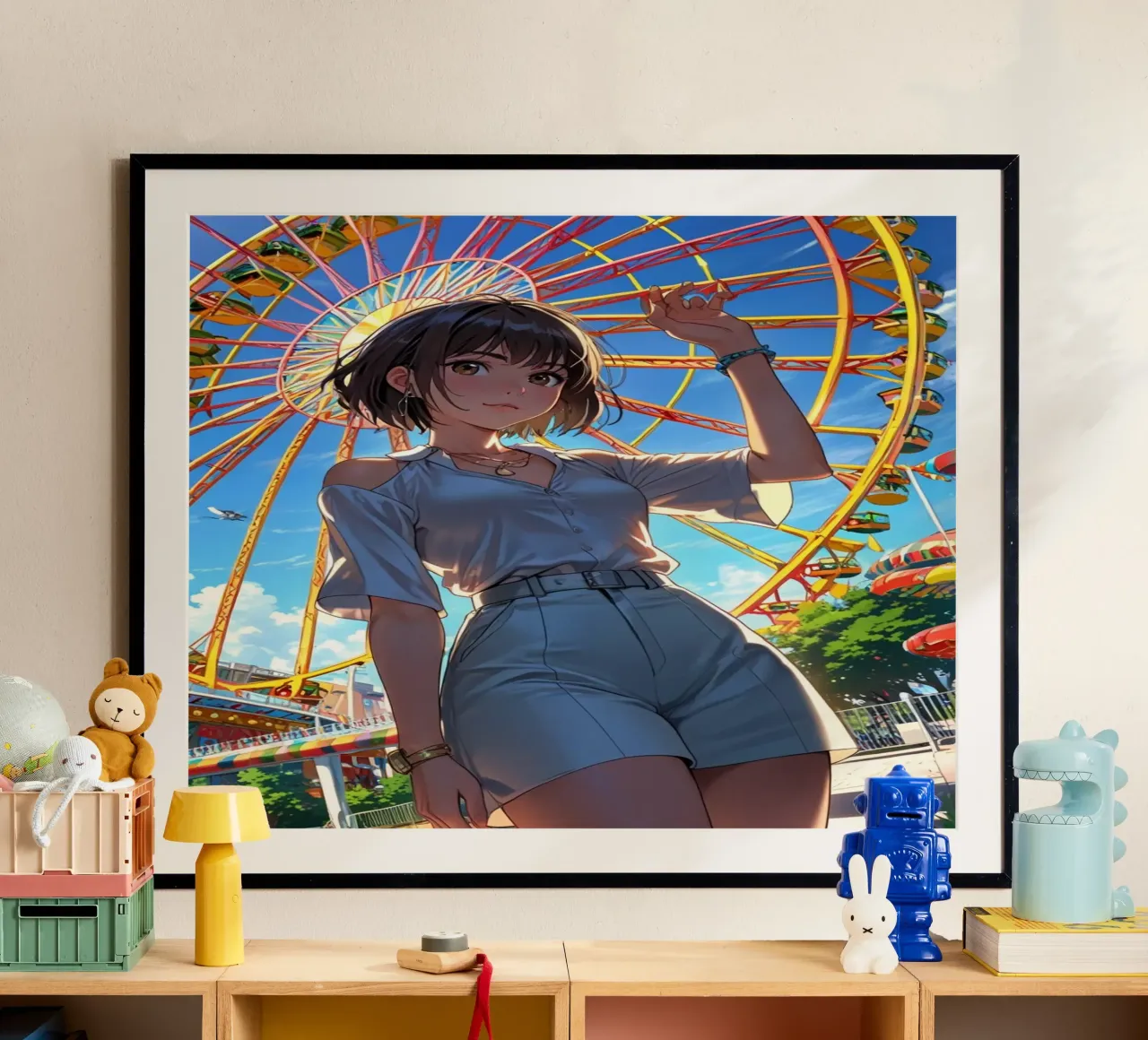 belle donne anime poster da van hellen