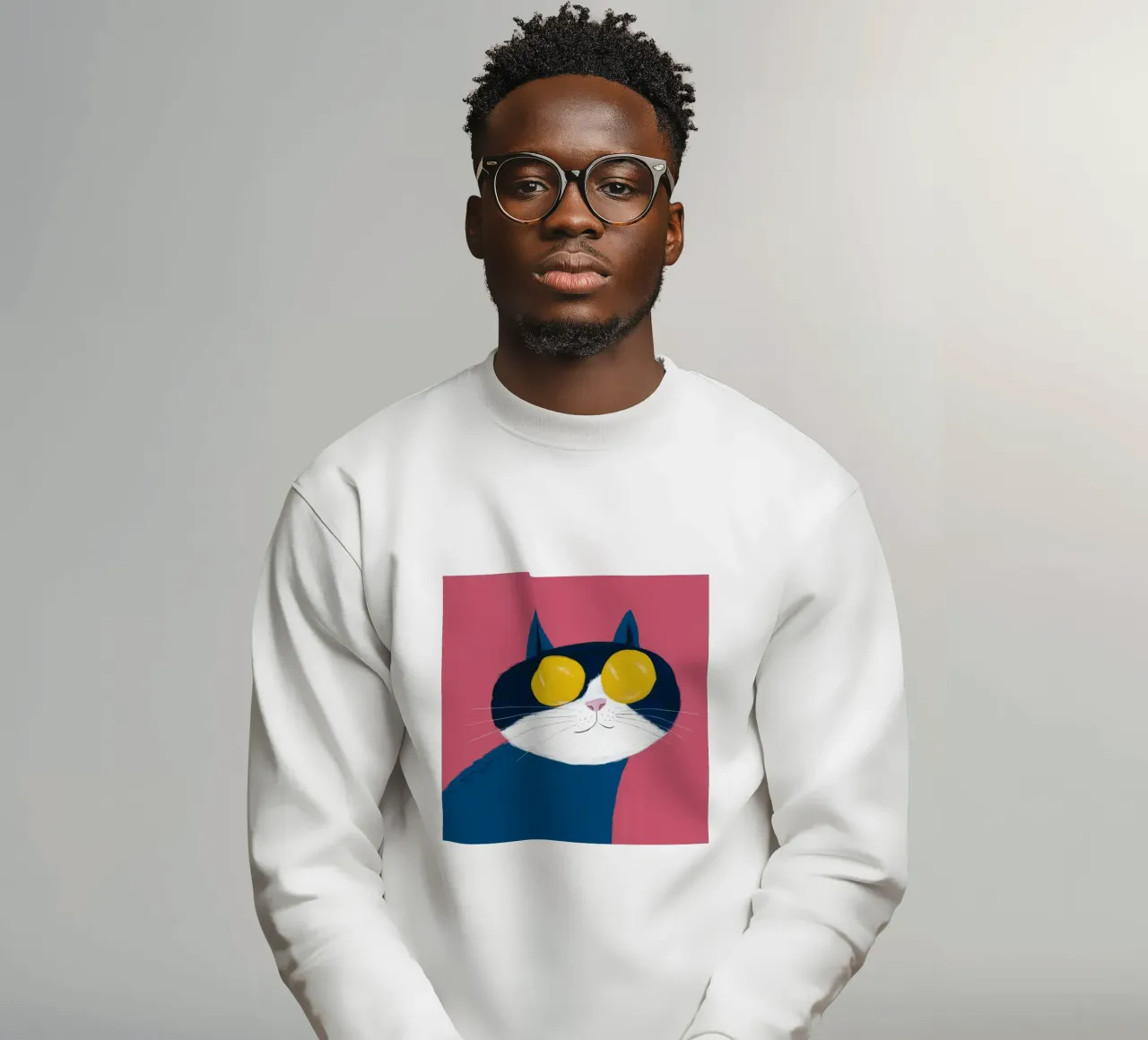 Occhiali da sole Funky Cat felpa da FadeAura