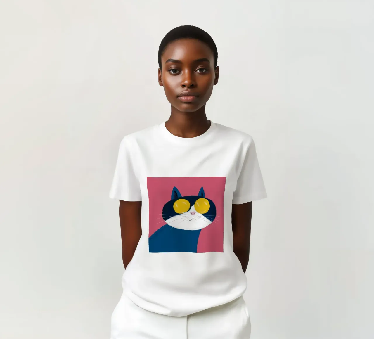 Occhiali da sole Funky Cat t-shirt da FadeAura