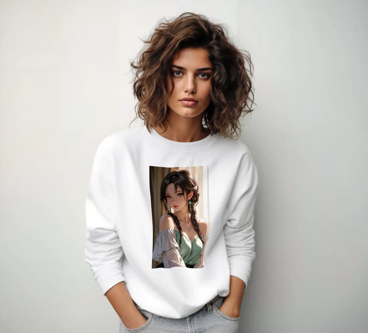 belle donne anime felpa da van hellen