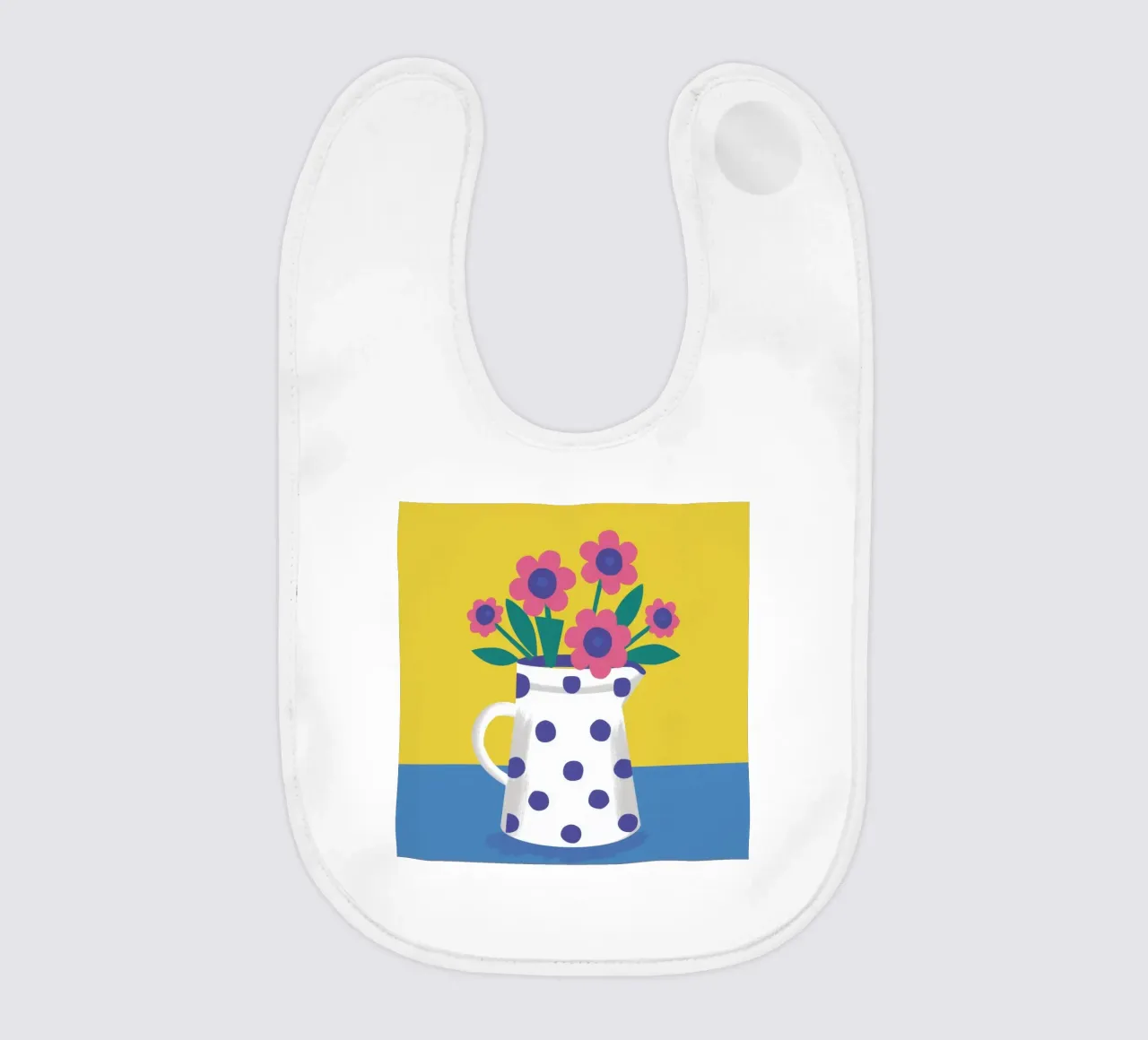 Fiore a pois Pop bavaglino da Haven Fantasy