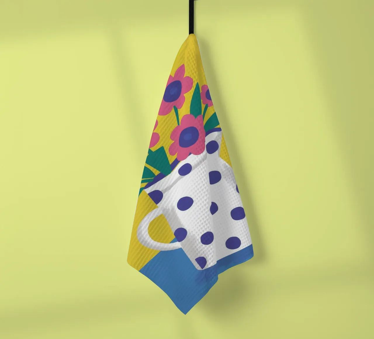 Fiore a pois Pop canovaccio da cucina da Haven Fantasy