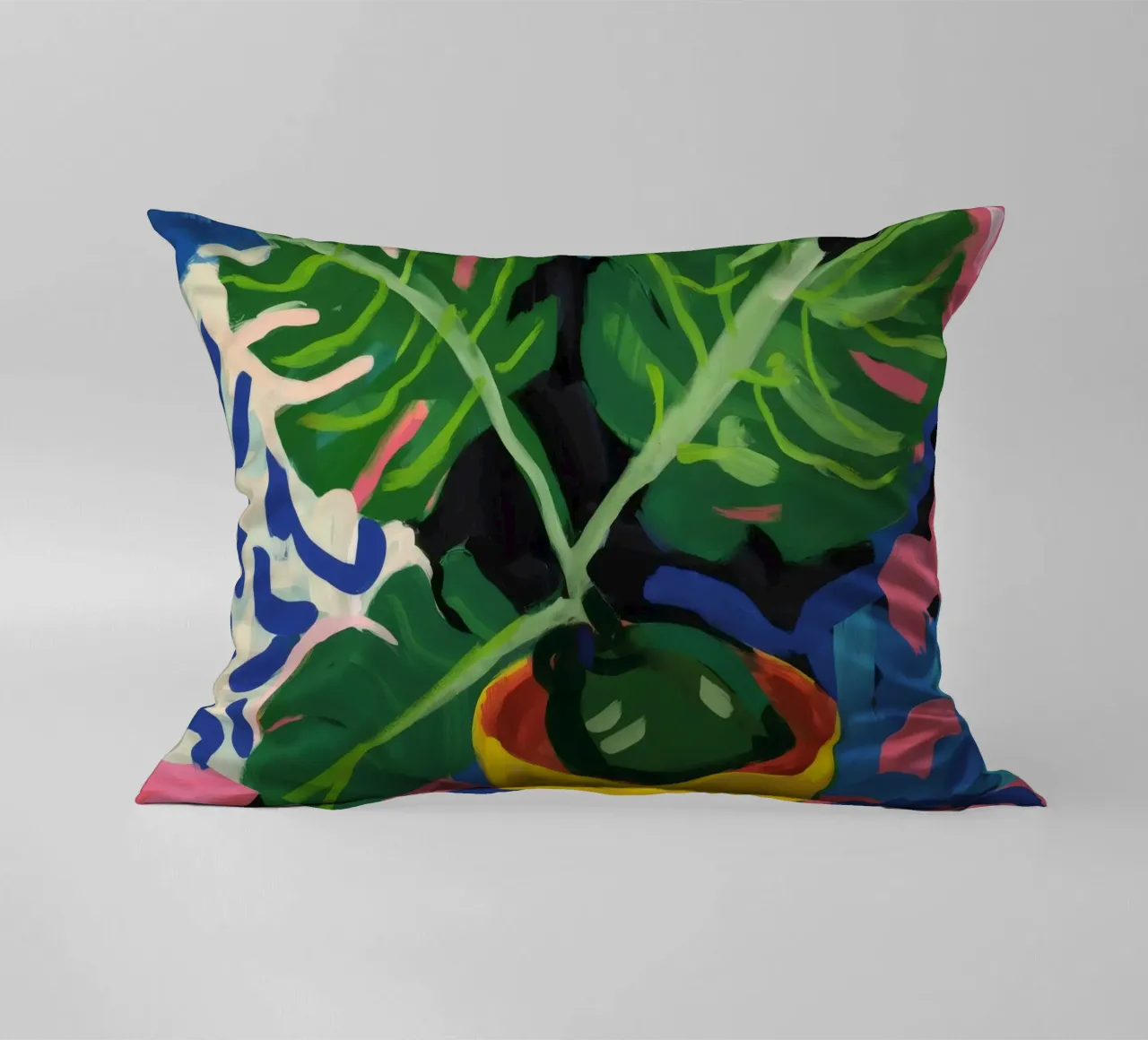 Monstera Pattern Play cuscino da Pan Denim