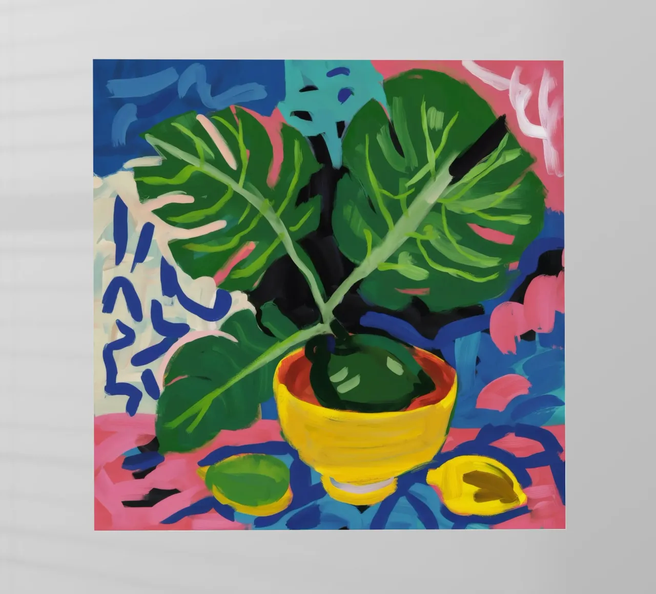 Monstera Pattern Play pellicola backlit da Pan Denim