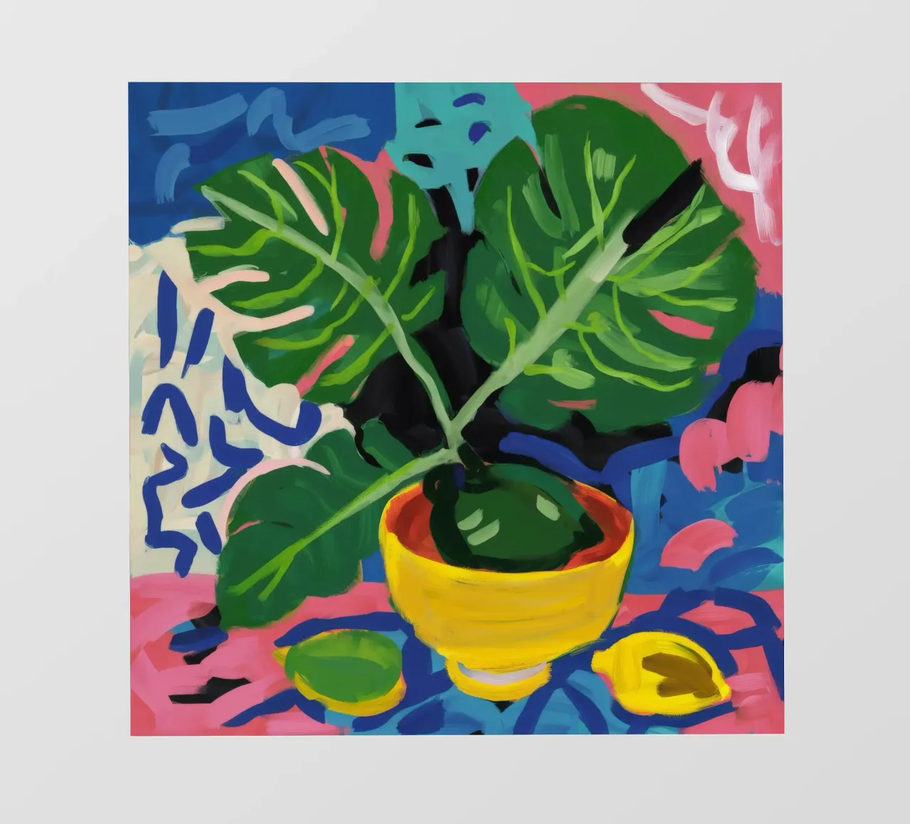 Monstera Pattern Play telo in pvc da Pan Denim