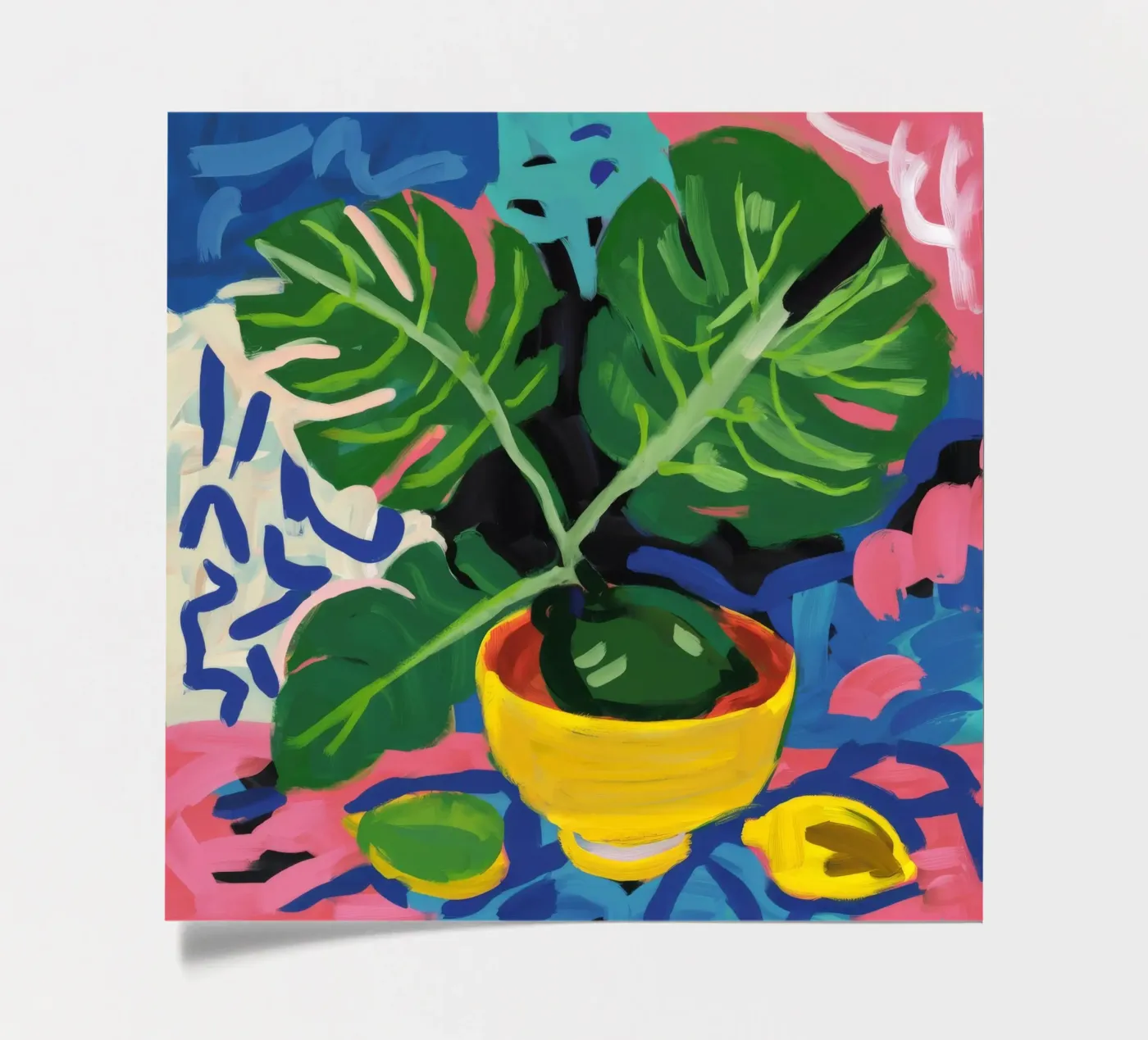 Monstera Pattern Play sticker sheet by Pan Denim