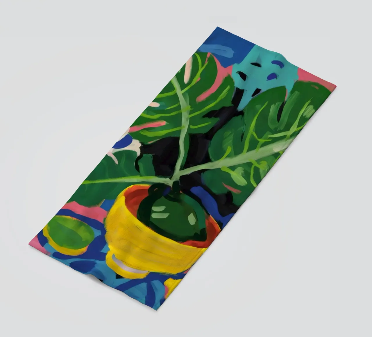 Monstera Pattern Play telo mare da Pan Denim