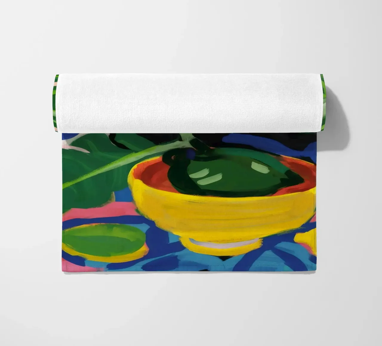 Monstera Pattern Play telo mare da Pan Denim