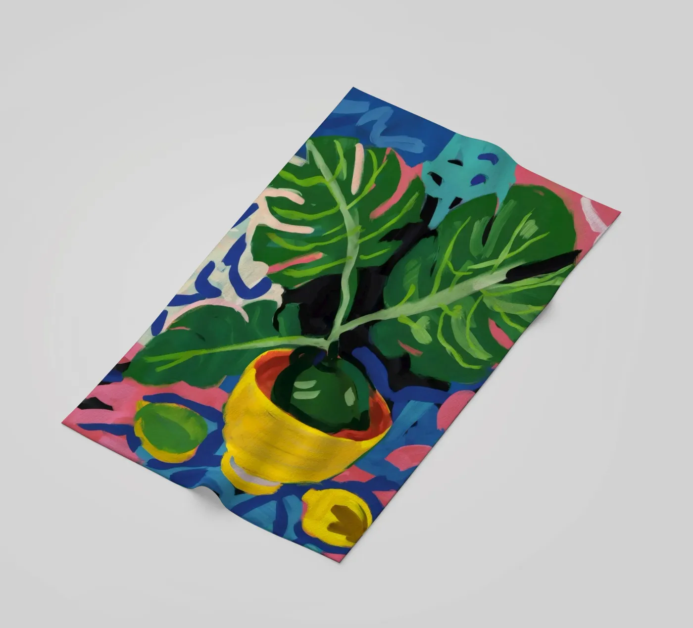 Monstera Pattern Play telo mare da Pan Denim