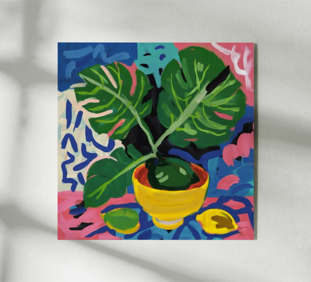 Monstera Pattern Play plexiglass da Pan Denim
