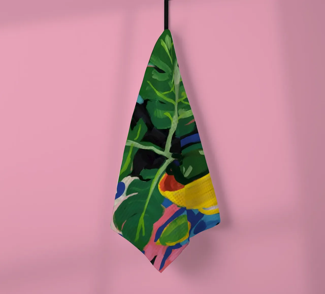 Monstera Pattern Play canovaccio da cucina da Pan Denim