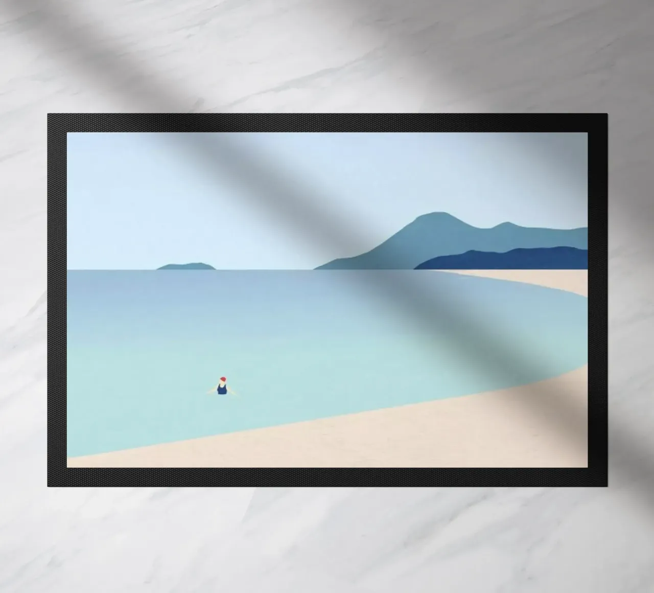 Sun doormat by Katinka Reinke