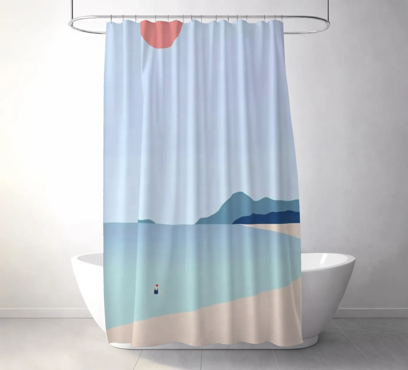 Sun Duschvorhang von Katinka Reinke