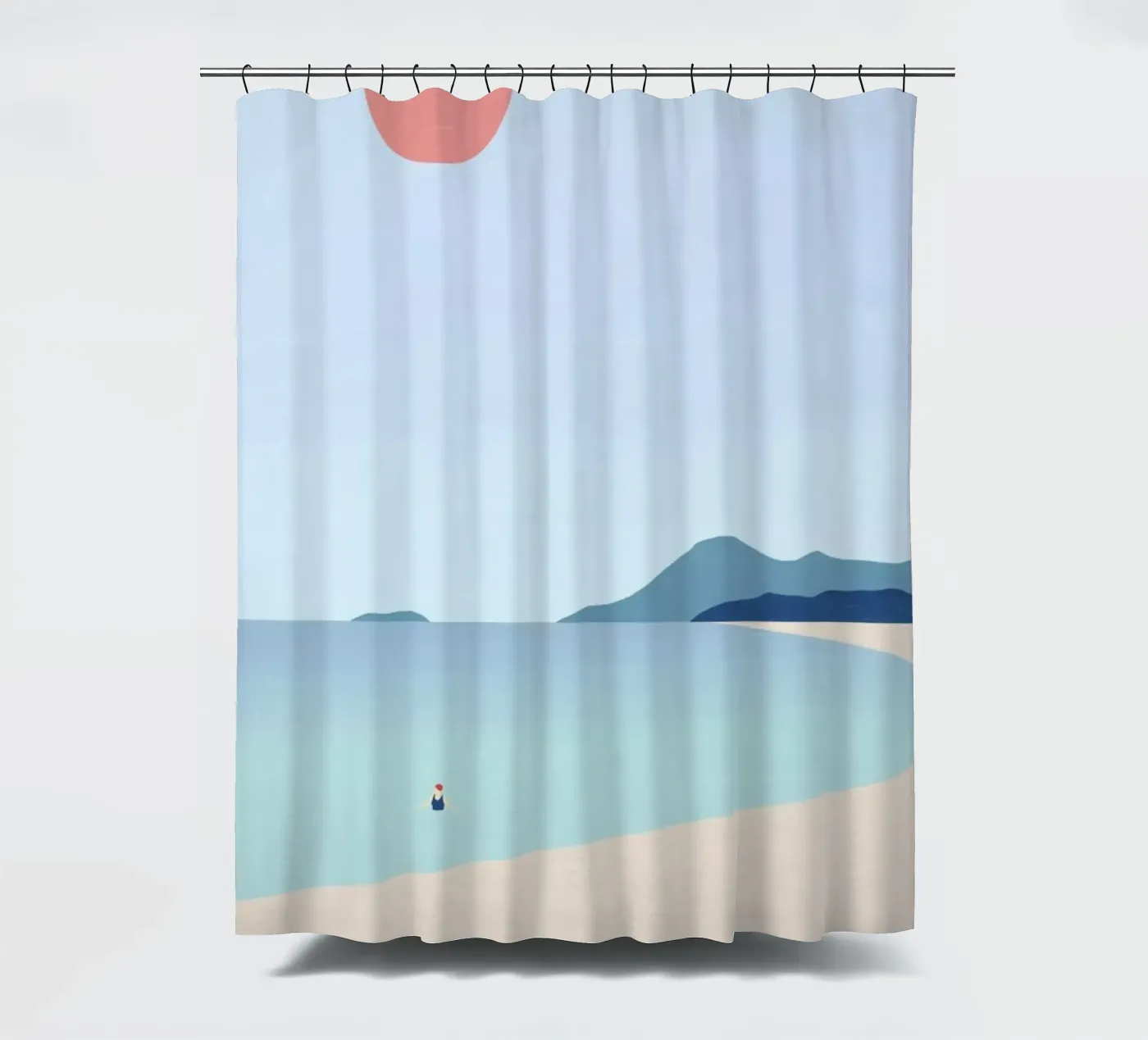 Sun Duschvorhang von Katinka Reinke