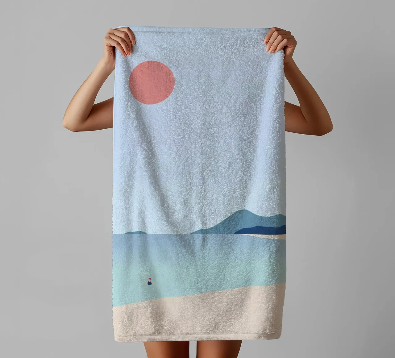 Sun asciugamano da bagno da Katinka Reinke