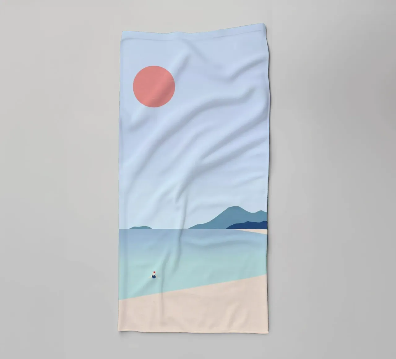 Sun towel by Katinka Reinke