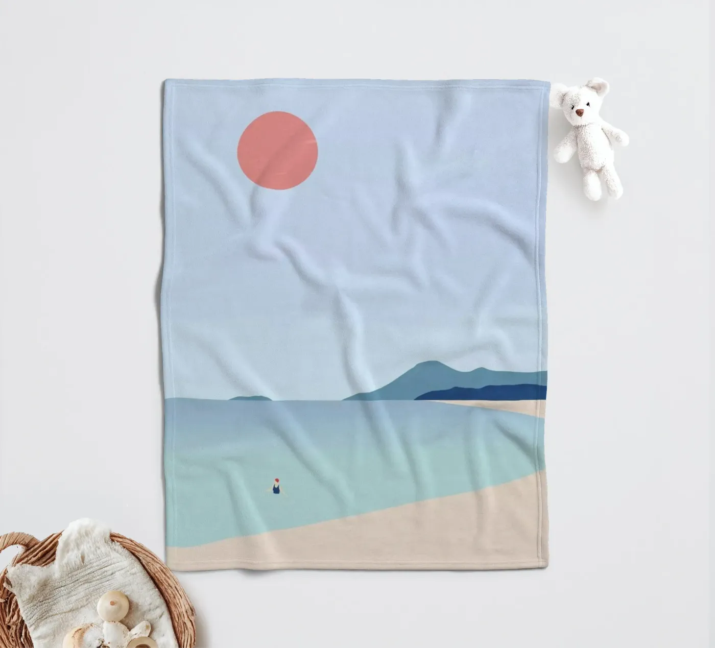 Sun Fleecedecke von Katinka Reinke