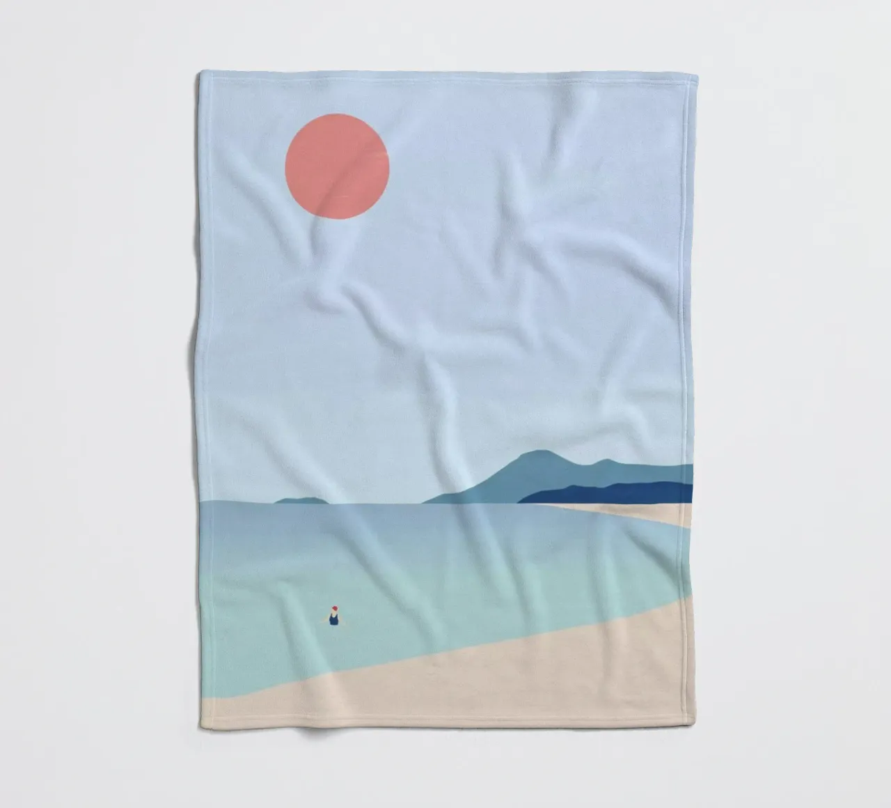 Sun coperta in pile da Katinka Reinke