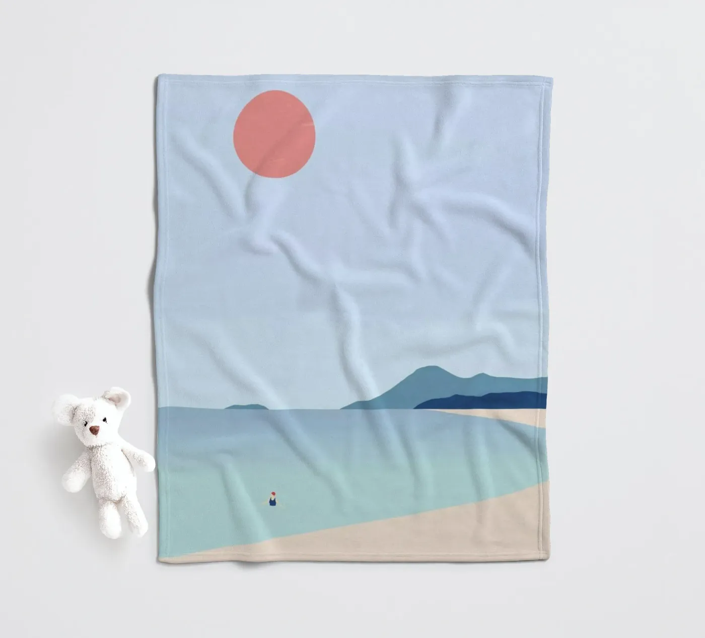 Sun Fleecedecke von Katinka Reinke