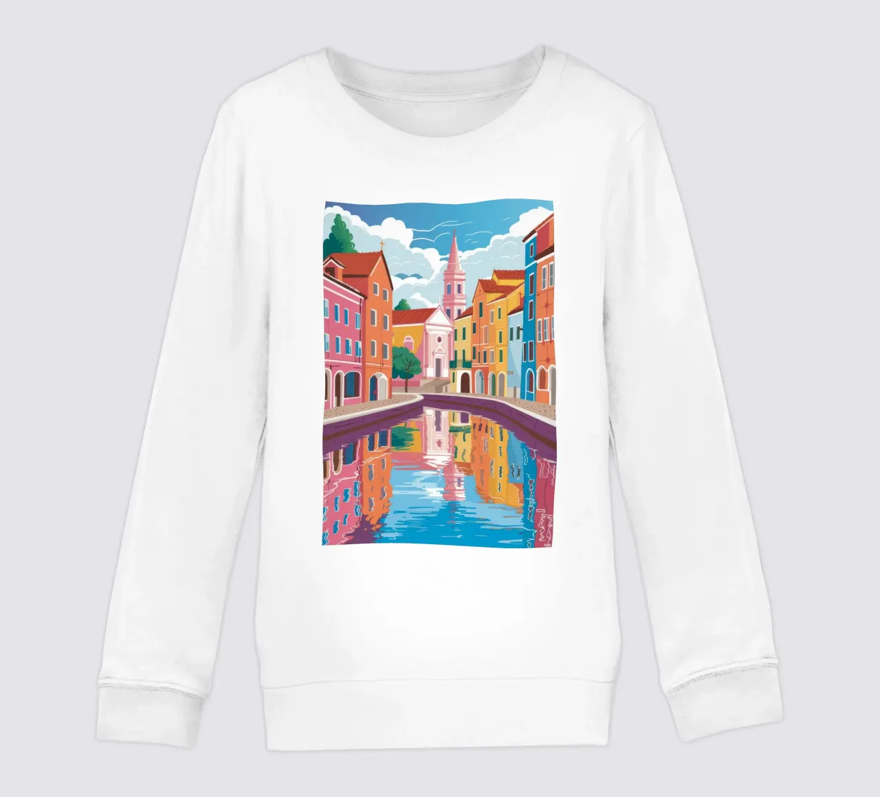 Venice Canal Gondola felpa bambino da FadeAura