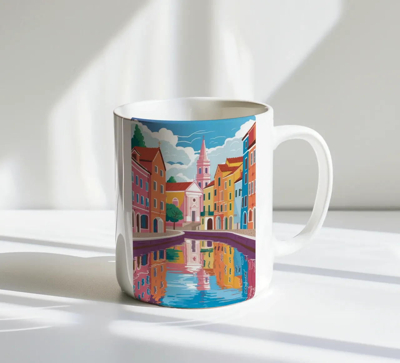 Venice Canal Gondola tazza in ceramica da FadeAura