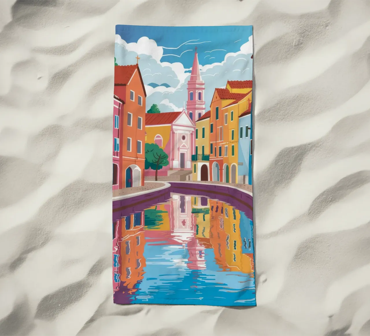 Venice Canal Gondola telo mare da FadeAura