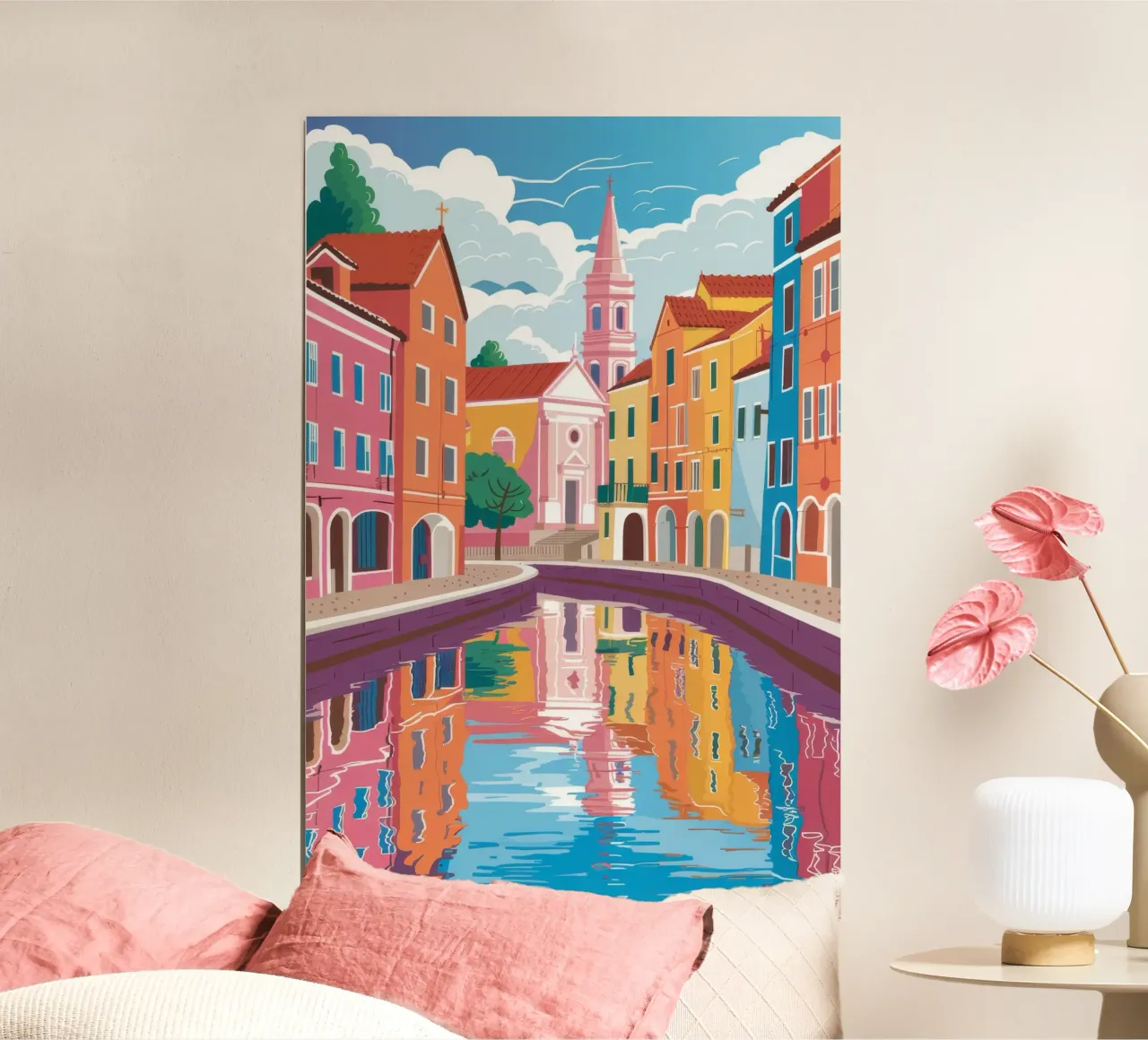 Venice Canal Gondola carta hahnemühle da FadeAura
