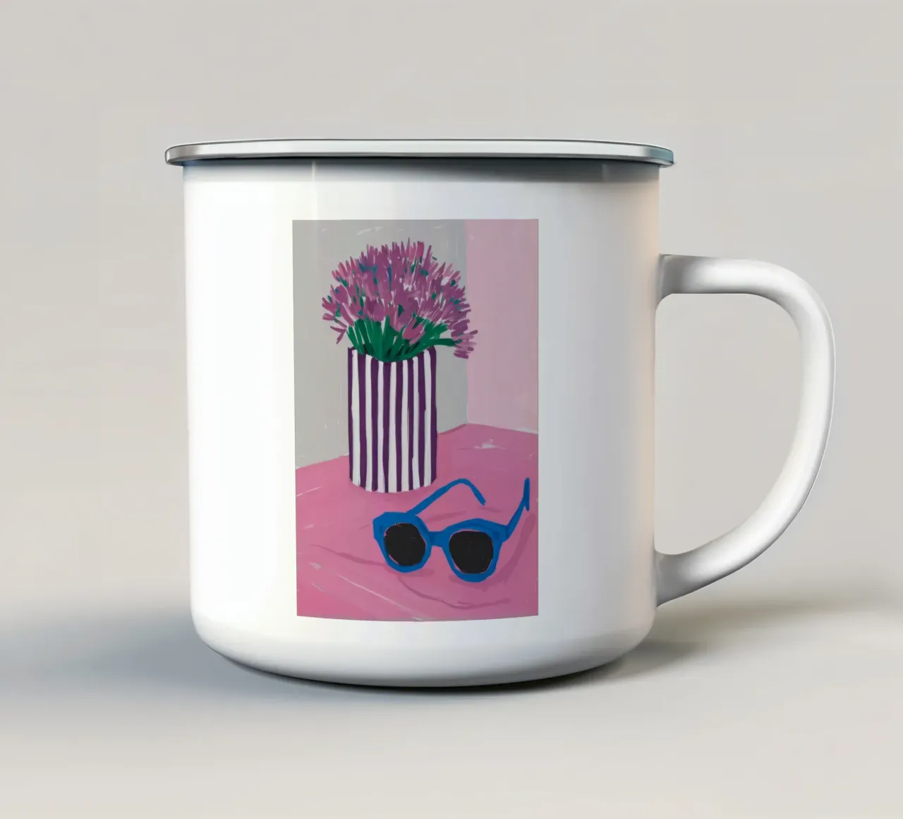 Occhiali da sole e astri tazza in smalto da Haven Fantasy